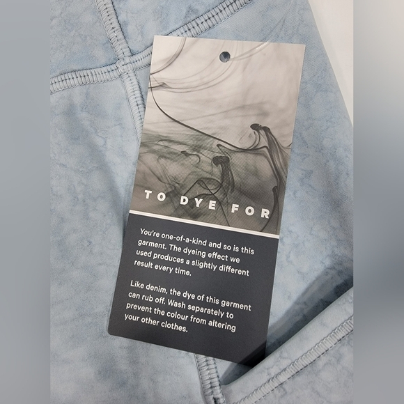 NEW Lululemon Women's 4 Fast Free City Grit Blue Gray Tie Dye Shorts NWT Pockets - Picture 2 of 12